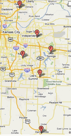 Kornis Locations